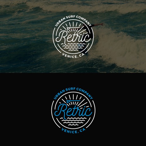 Create an engaging logo for a new surf/snow company based in Venice, CA Réalisé par Frantic Disorder