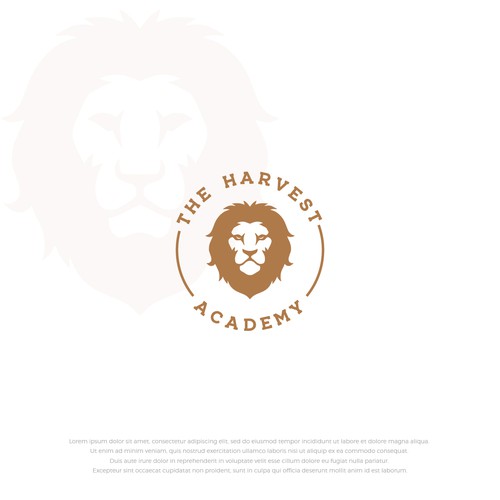 Harvest Academy Lions Mascot Design by Sarib siddiqui