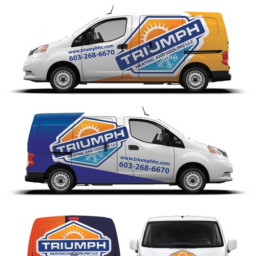 Hvac van wrap Design by Logicainfo ♥