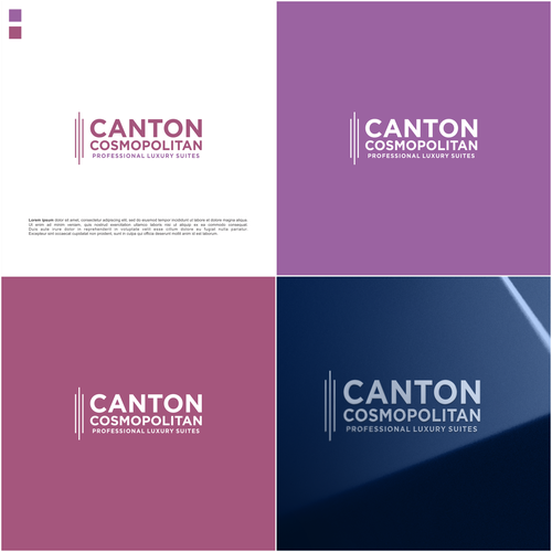 Logo for an office complex named The Canton Cosmopolitan. Design by akni_iney♠️