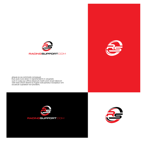 Racing support logo contest Design by RowSheet