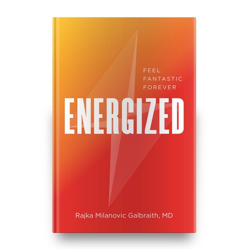 Design a New York Times Bestseller E-book and book cover for my book: Energized Design by MMQureshi