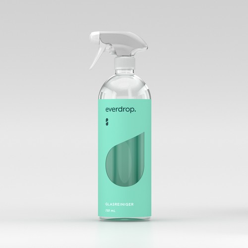 Diseño de Premium Spray Bottle and Packaging for Cleaning Supplies de eolinart