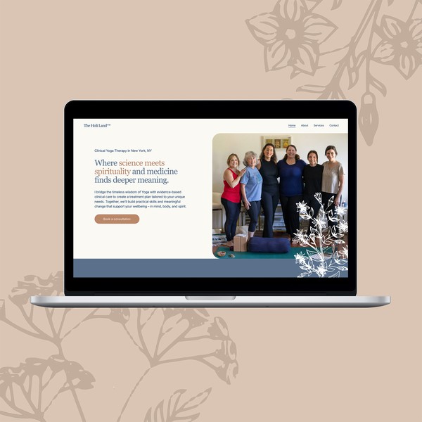 Yoga Therapy Website Design