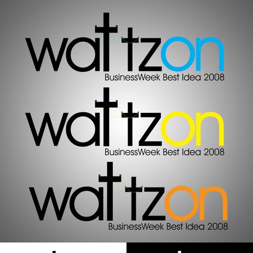 Help WattzOn (BusinessWeek Best Idea 2008) with a new logo Design by qyosaurus