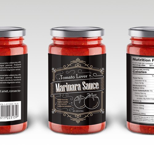 Design a label for an artisanal tomato sauce and product company Design by dylan987
