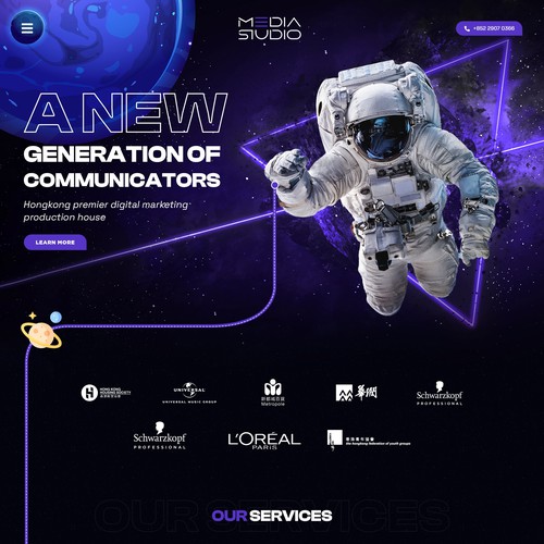 Web page design contest entry by pb⚡️