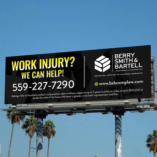 Law Firm Billboard Design by Deep@rt