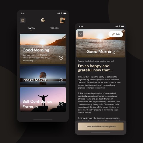 Simple & Easy To Use App To Help User's Achieve Their Goals & Improve Their Life Diseño de Stefano Okti