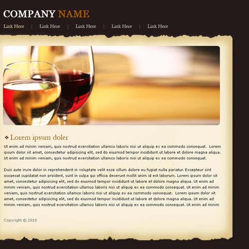 1-3 Page Website Template Design von Creative Chef