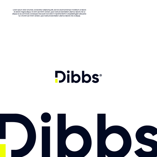 Dibbs - logo for fractional sports card trading market Design by nmxdesigns™