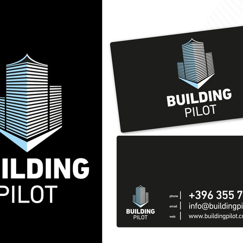 logo and business card for  Building Pilot Design von marko mijatov