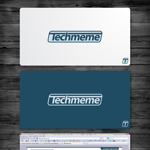 logo for Techmeme Design by amio