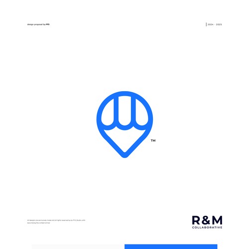 Minimal marketing and consulting logo with a lowkey professional vibe. Easy to put on apparel. Design by FF3 ˢᵗᵘᵈⁱᵒ