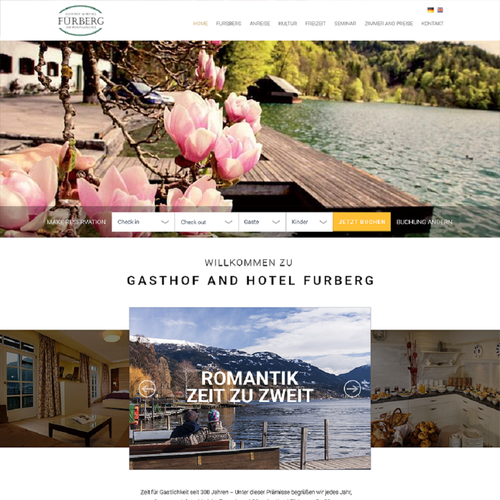 Web page design contest entry by Design Garage62