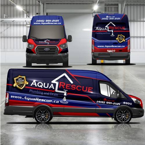 Aquarescue Van Wrap Design by ✨Elis Alves✨