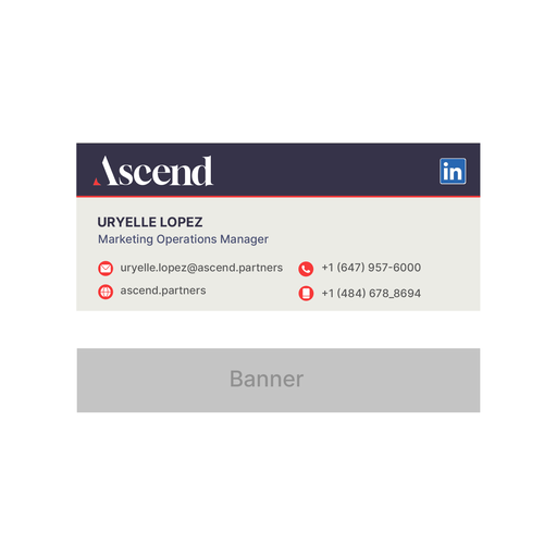 Design di Ascend Partners New Branded Email Signature di Ganesh Anvekar