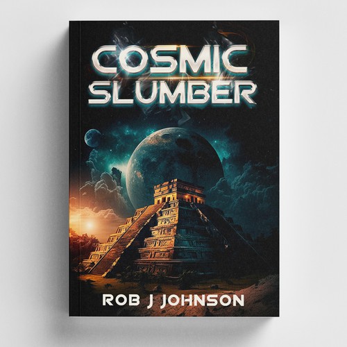 Cover design for Scifi book "Cosmic Slumber" Design réalisé par -Saga-