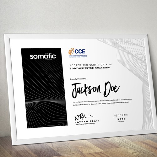 Award Certificate Design Inspiration