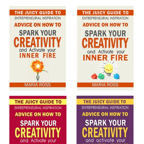 The Juicy Guides: Create series of eBook covers for mini guides for entrepreneurs デザイン by Virdamjan