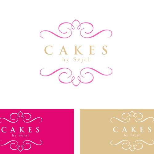 New logo for a young and inspiring luxury wedding cake company Design by wonderland office