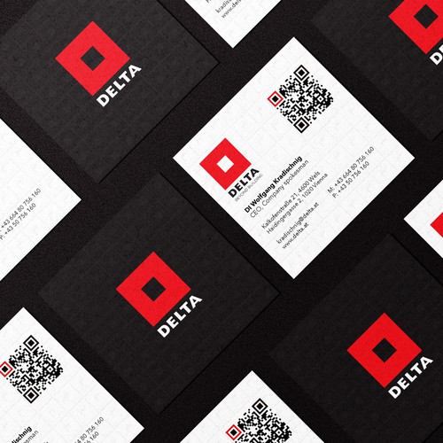 Diseño de DELTA Business Card Relaunch de PNX Graphics