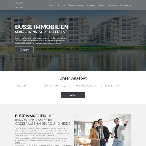 Proposta di design per un contest della categoria Design di landing page realizzata da oxi.ui