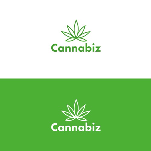 A fun but classy professional look for a cannabis business Design by v.senthildesigner