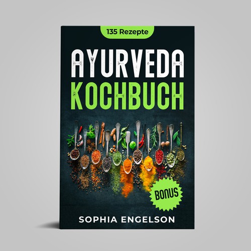 Book-Cover for Ayurveda Cookbook - Cover für Ayurveda Kochbuch Design by Yna