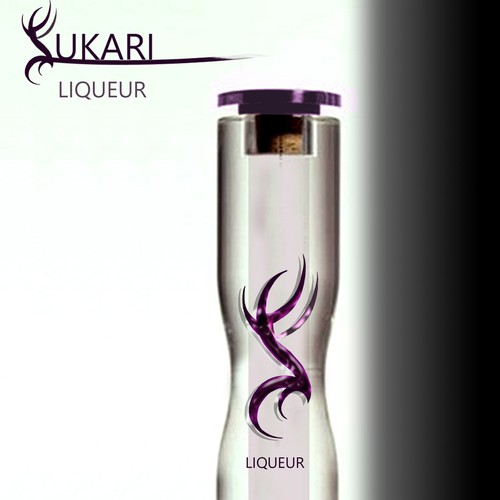 Label design for a vodka bottle and marketing material Diseño de barbaraFI