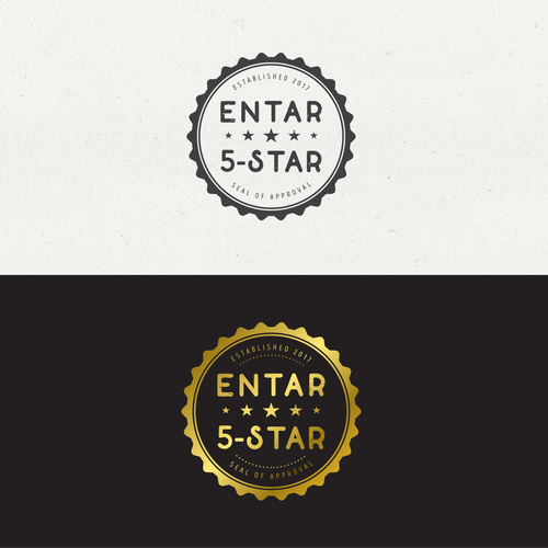 Entar 5Star Seal of Approval (Think Good Housekeeping Seal of Approval