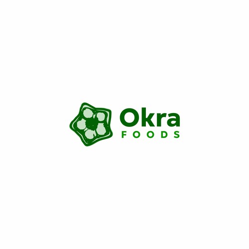 Okra inspired logo design Design by xxian