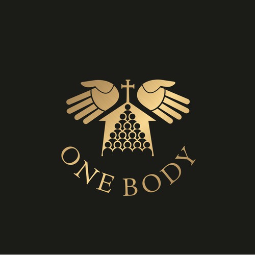 Design a logo for One Body Software showing inter-church community in the One Body of Christ. Design by Ladoblede