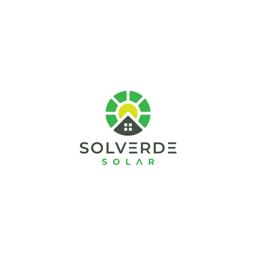 Clean logo for solar company Design by pung art