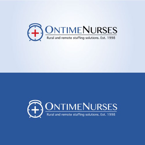 logo and business card for Ontime Nurses Réalisé par ali_baba