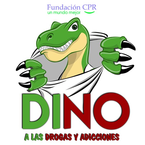 Mascota Dino A Las Drogas Y Adicciones Logo Design Contest 99designs