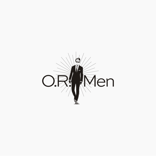 Create a stylish, modern men's fashion logo for O.R.Men Design réalisé par n4t