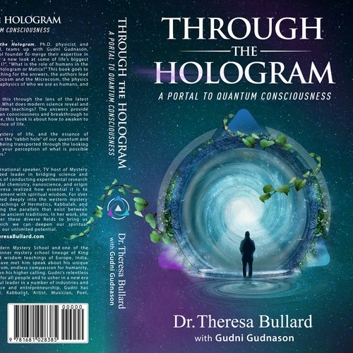 Futuristic Book Cover Design for Science & Spirituality Genre Design by Master Jo