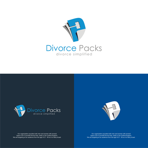 Divorce Logo  - UPDATED BRIEF, Ideally hand/computer drawn / Original Logo - Blind Filter Enabled Design by okdesignstudio