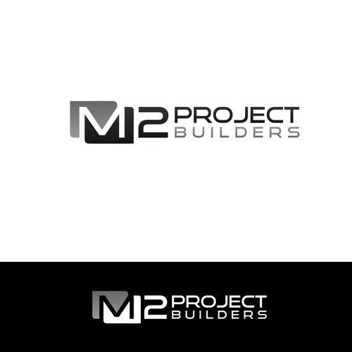 Create a modern yet sophisticated logo for M2 PROJECT BUILDERS Design by cv design