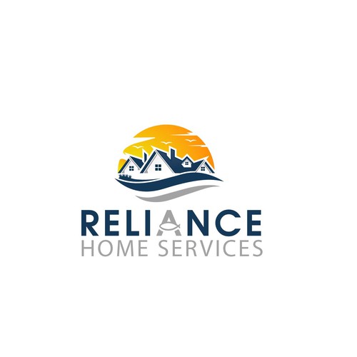 Logo for Reliable and Trustworthy Home Services Company Located on the Beach Design by NOSHA bizsol