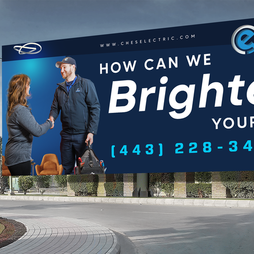 Chesapeake Electric Billboard Design by DEZIGNWAY