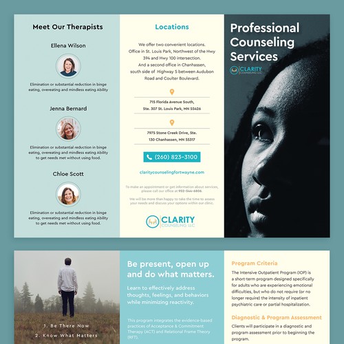 Counseling Center needs brochure Design by uxcolonie