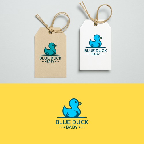 Blue Duck Baby Design by SpartAnt