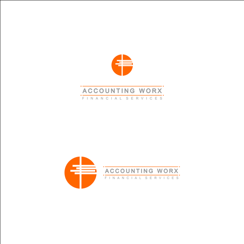 Accounting worx financial services Logo brand identity pack