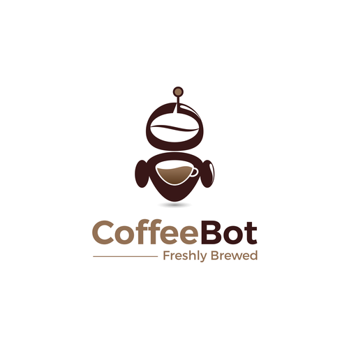 CoffeeBot need a strong and powerful logo Design by Niel's