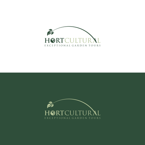 Sophisticated, bold logo for international garden tour company Diseño de Leon_id