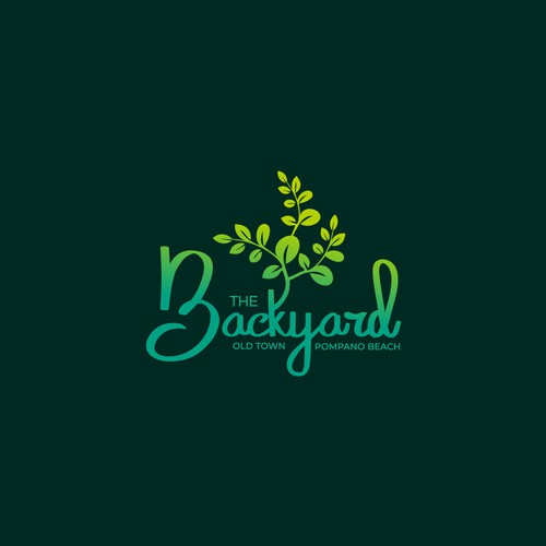 Pompano Beach CRA - The Backyard Old Town Pompano Logo Design by Hony