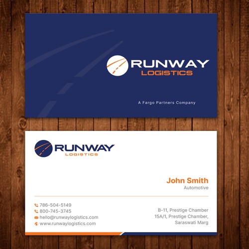 Design di Runway Logistics Business Card di ™SF_Design™