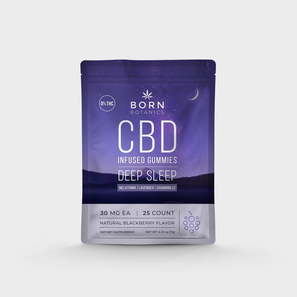 Design by PaolaBttn titled "CBD Gummies Pouch Design"